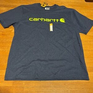 Carhartt Logo Graphic Loose-Fit Heavyweight Short-Sleeve T-Shirt